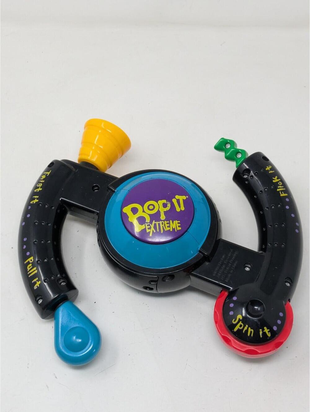 Bop It Extreme Hasbro 1998 Handheld Electronic Game Family Game Tested Works